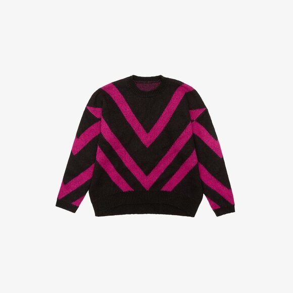 Statement Chevron Knit Sweater - Picture 1 of 2